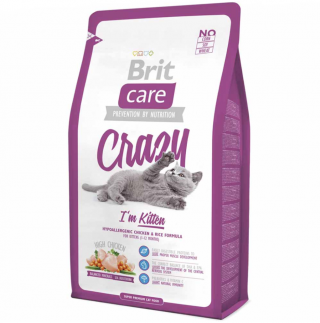 Brit Care Crazy Kitten Tavuklu 2 kg Kedi Maması kullananlar yorumlar